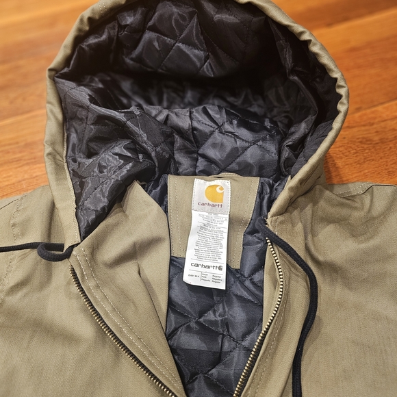 Carhartt Olive Hooded Jacket - Picture 8 of 9